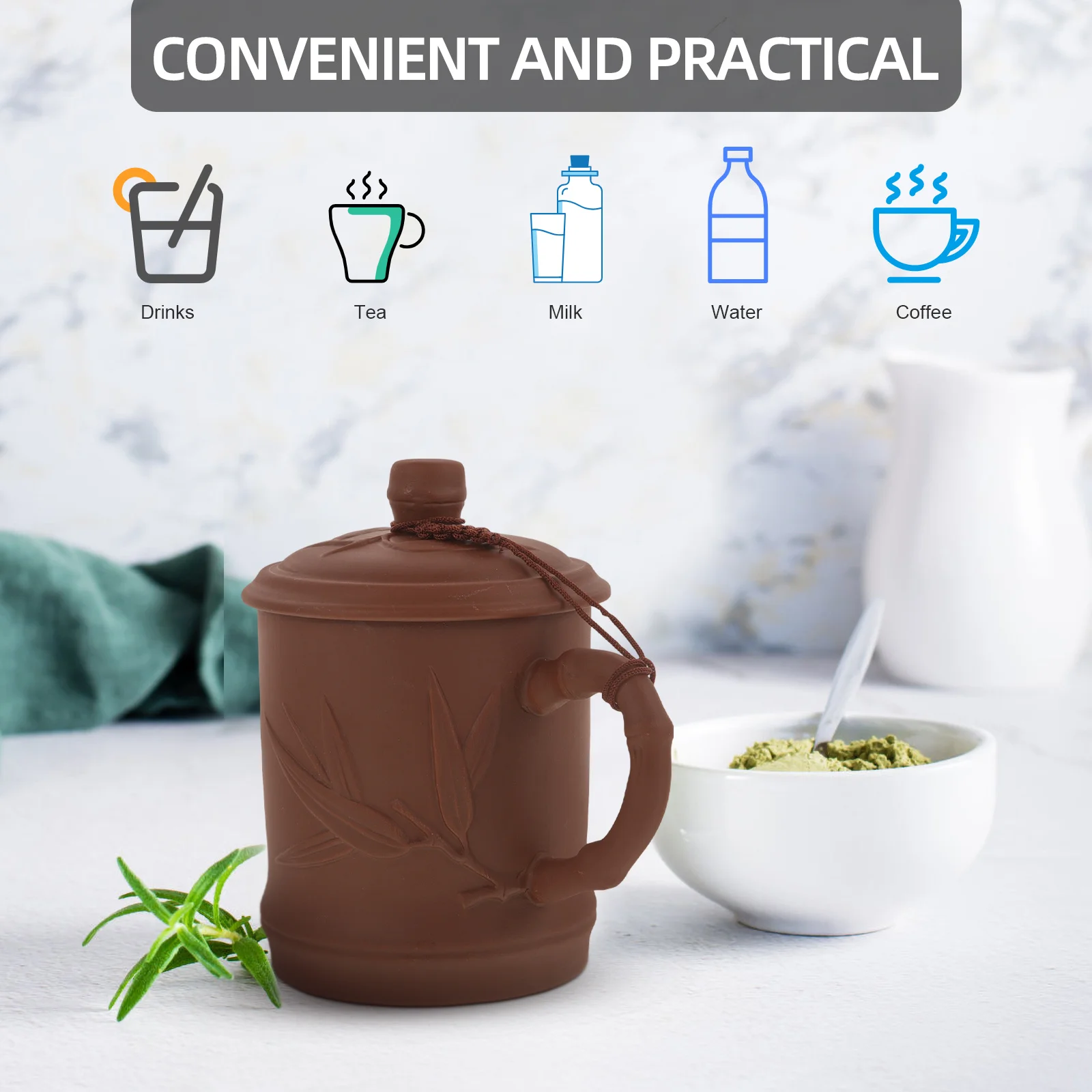 Керамическая фиолетовая глиняная чайная чашка, многоразовая посуда для напитков в китайском стиле для гостей, семейный подарок, элегантный простой дизайн, чайная чашка
Керамическая фиолетовая глиняная чайная чашка, многоразовая посуда для напитков в китайском стиле для гостей, семейный подарок, элегантный простой дизайн, чайная чашка