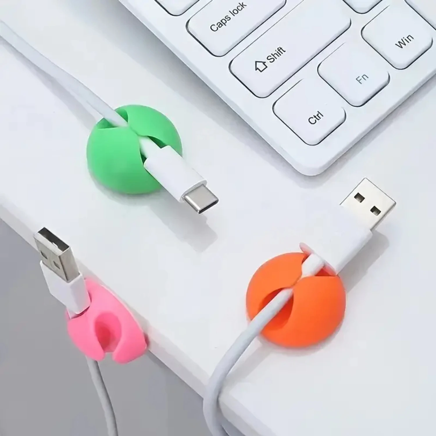 4 Pcs Cable Organizer Set for Smartphone, Neat USB Data Cable Storage with Dual Buckle Design, Perfect for Keeping Charging Cabl
4 Pcs Cable Organizer Set for Smartphone, Neat USB Data Cable Storage with Dual Buckle Design, Perfect for Keeping Charging Cabl