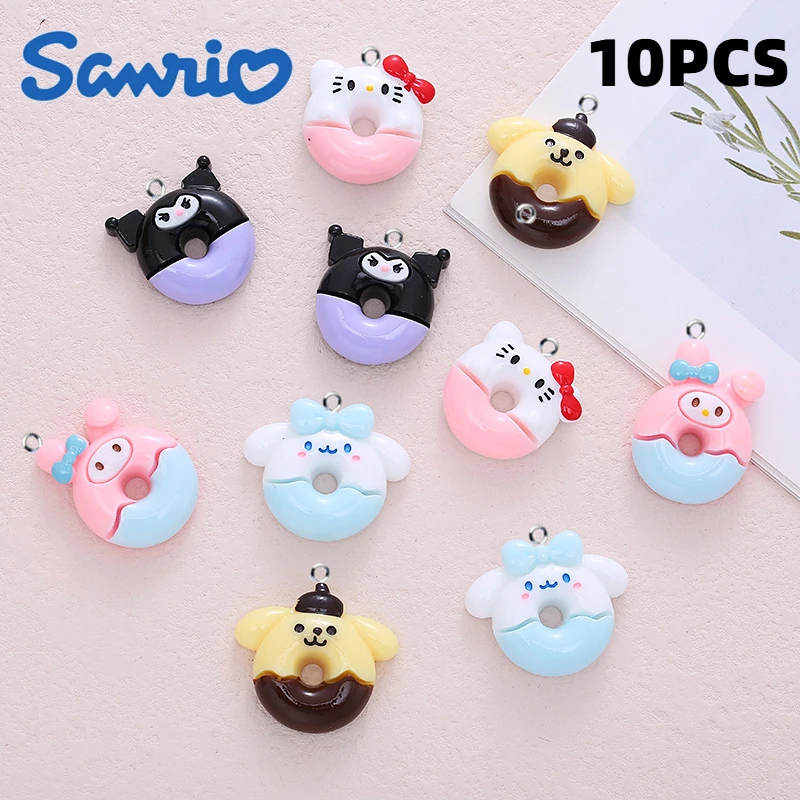 10PCS Kawaii Kuromi Donuts KT Cat Charms for Jewelry Making DIY Earring Bracelet Pendant Accessories Findings Phone Finding Gift
10PCS Kawaii Kuromi Donuts KT Cat Charms for Jewelry Making DIY Earring Bracelet Pendant Accessories Findings Phone Finding Gift