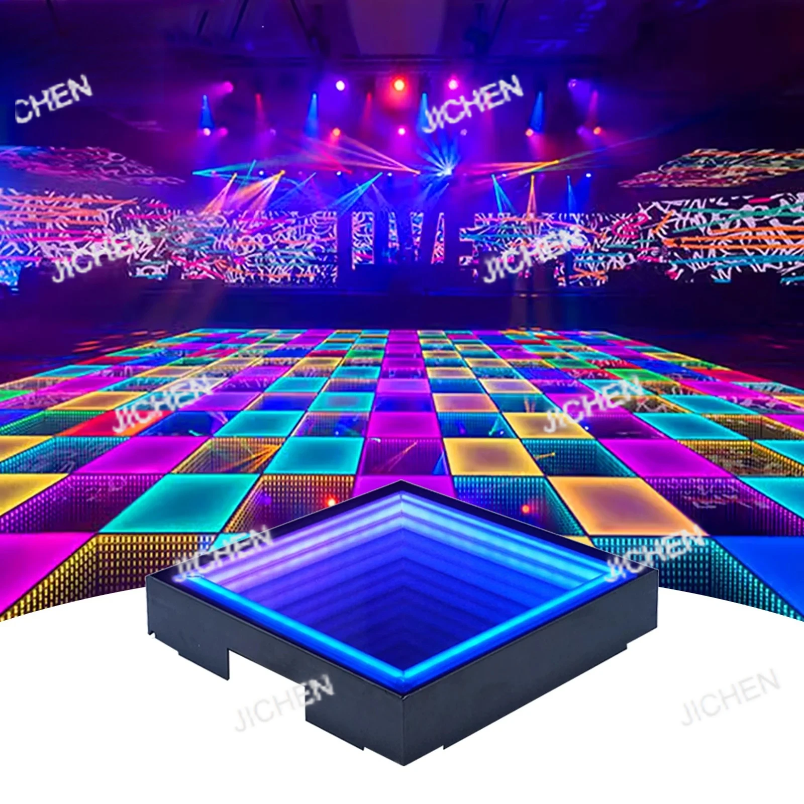Светодиодные танцевальные плитки для сцены, профессиональные RGB-светильники с 3D-эффектом, зеркальные напольные светильники для дискотек, клубов, свадеб, вечеринок и сценических мероприятий.
Светодиодные танцевальные плитки для сцены, профессиональные RGB-светильники с 3D-эффектом, зеркальные напольные светильники для дискотек, клубов, свадеб, вечеринок и сценических мероприятий.