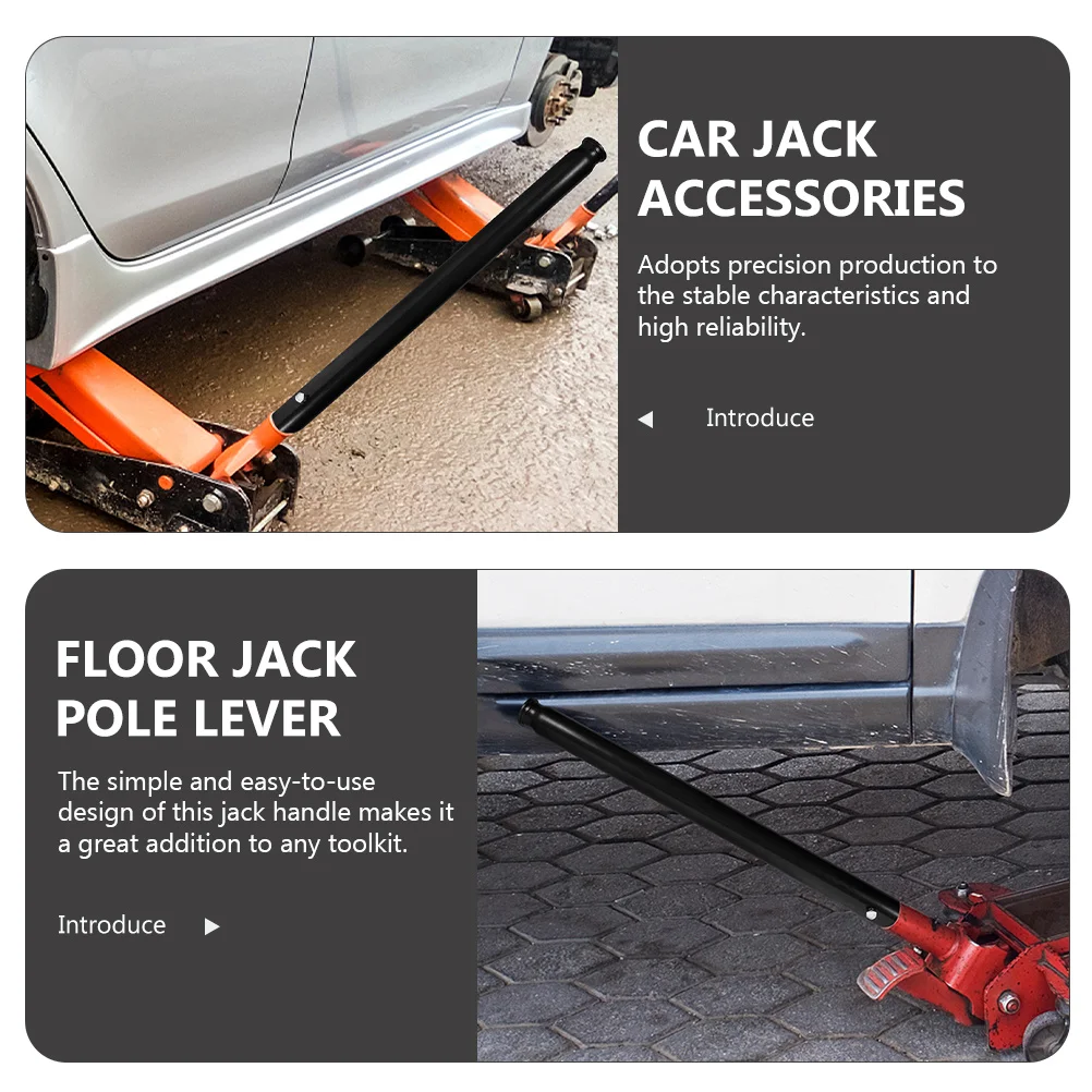 2Pcs Floor Jack Handle Replacement Durable Steel Rubber 3 Ton Hydraulic Jack Pole Lever Tool Accessories Pole Lever Handle 
2Pcs Floor Jack Handle Replacement Durable Steel Rubber 3 Ton Hydraulic Jack Pole Lever Tool Accessories Pole Lever Handle