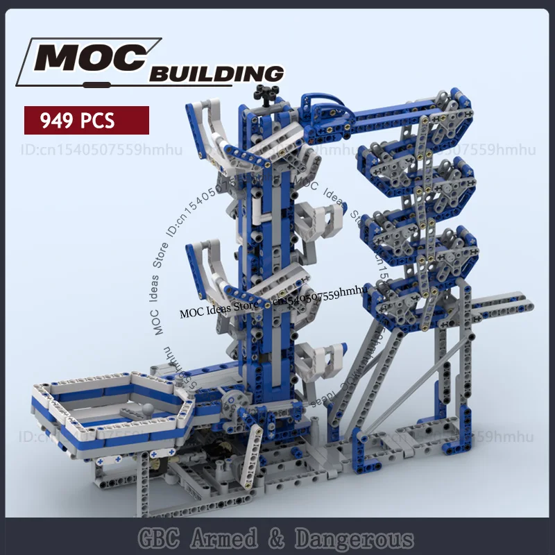 GBC Module Armed & Dangerous MOC Building Blocks Ball Device Lift Tower Motor Machine Model Technology Assembly Bricks Toys Gift
GBC Module Armed & Dangerous MOC Building Blocks Ball Device Lift Tower Motor Machine Model Technology Assembly Bricks Toys Gift