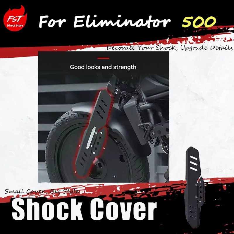 Для модификации Eliminator 500: защитный кожух амортизатора и защитный кожух вилки.
Для модификации Eliminator 500: защитный кожух амортизатора и защитный кожух вилки.