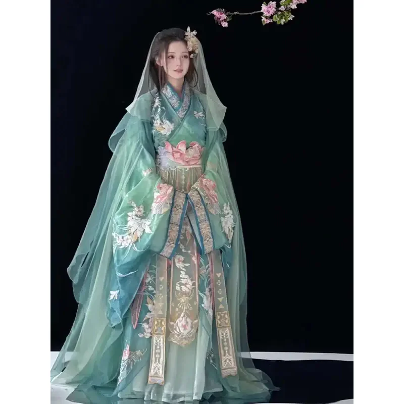 New Fiesta Carnival Halloween Cos Cosplay Hanfu Womens fashion Warring States Robe Heavy Industry Embroidery Waist Length Skirt
New Fiesta Carnival Halloween Cos Cosplay Hanfu Womens fashion Warring States Robe Heavy Industry Embroidery Waist Length Skirt