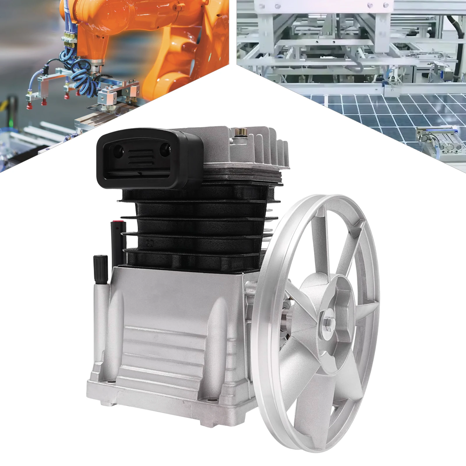Air Compressor Head 3hp Compressor Pump Head 2 Cylinders Piston Compressor Gas Conveying Refrigeration
Air Compressor Head 3hp Compressor Pump Head 2 Cylinders Piston Compressor Gas Conveying Refrigeration