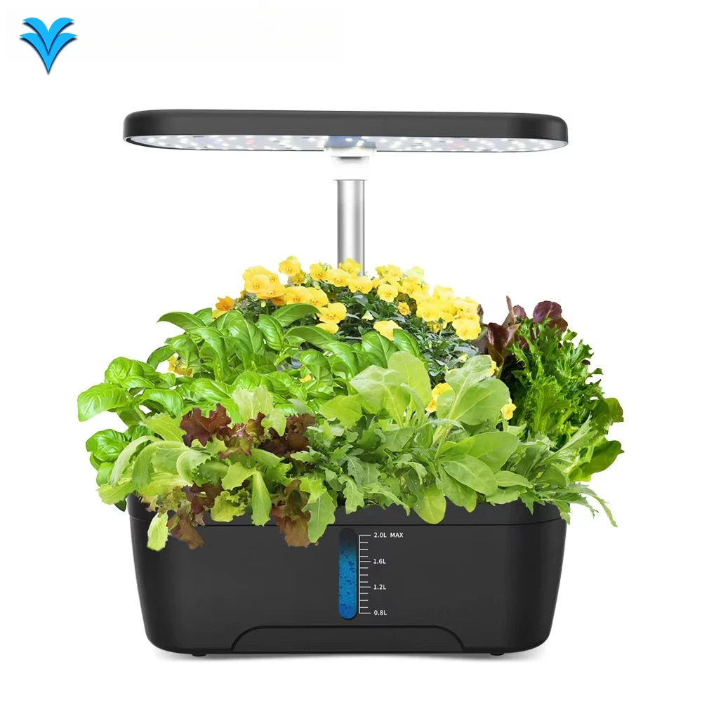 HOT Sell 6-hole Plastic Hydroponic Plant Machine with Full-spectrum LED Growth Lamp Grow Rapidly Plastic Hydroponic Planter
HOT Sell 6-hole Plastic Hydroponic Plant Machine with Full-spectrum LED Growth Lamp Grow Rapidly Plastic Hydroponic Planter