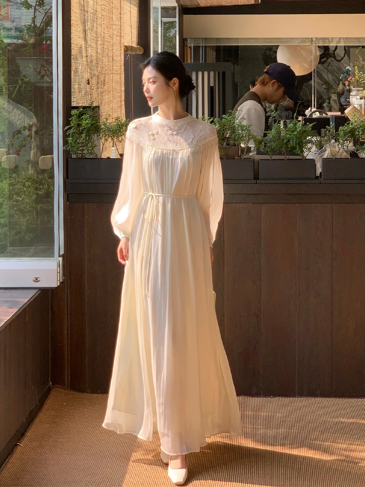 Женское свободное платье Cloud Return с кружевом и бахромой, в нежном сказочном стиле, с длинными рукавами, в китайском стиле, из полиэстера, повседневное
Женское свободное платье Cloud Return с кружевом и бахромой, в нежном сказочном стиле, с длинными рукавами, в китайском стиле, из полиэстера, повседневное