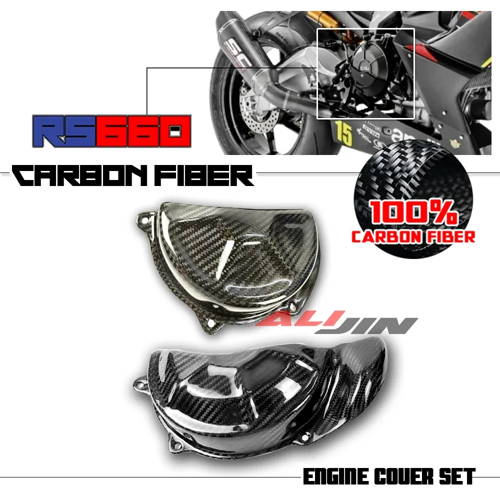 100% Real Dry Carbon Fiber Fit Aprilia RS660 Tuono 660 2021-2023 Motorcycle Engine Cover Protector Stator Case Fairing Guard
100% Real Dry Carbon Fiber Fit Aprilia RS660 Tuono 660 2021-2023 Motorcycle Engine Cover Protector Stator Case Fairing Guard