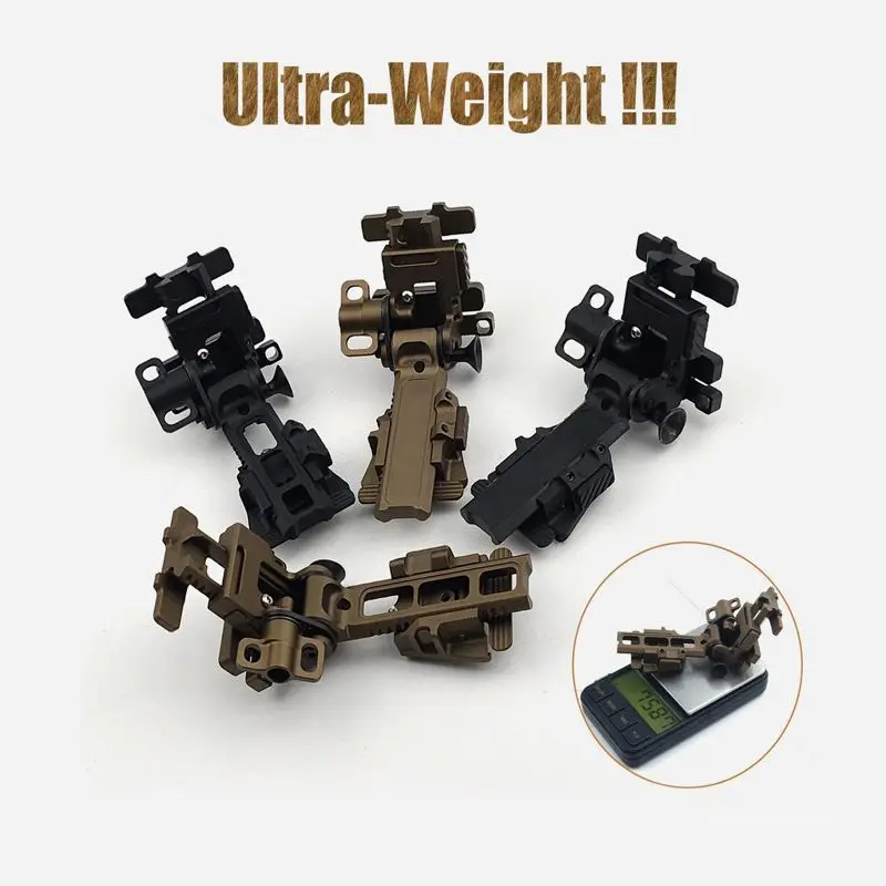 Lightweight NVG Helmet Mount Breakaway Dovetail Interface For PVS15/PVS18
Lightweight NVG Helmet Mount Breakaway Dovetail Interface For PVS15/PVS18