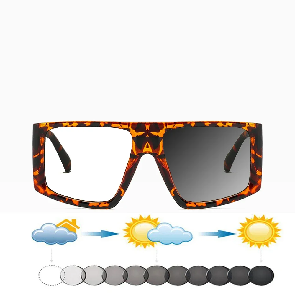 Personality Geometry Large Frame European and American Trends Photochromic Reading Glasses +0.75 To +4
Personality Geometry Large Frame European and American Trends Photochromic Reading Glasses +0.75 To +4