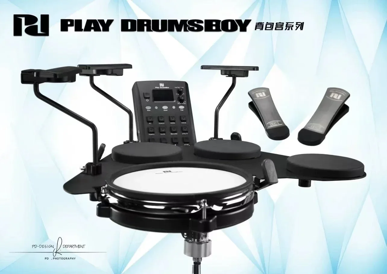 2025 Backpacker Series Electronic Drums Lightweight & Portable Hot-Selling Drum Kit
2025 Backpacker Series Electronic Drums Lightweight & Portable Hot-Selling Drum Kit