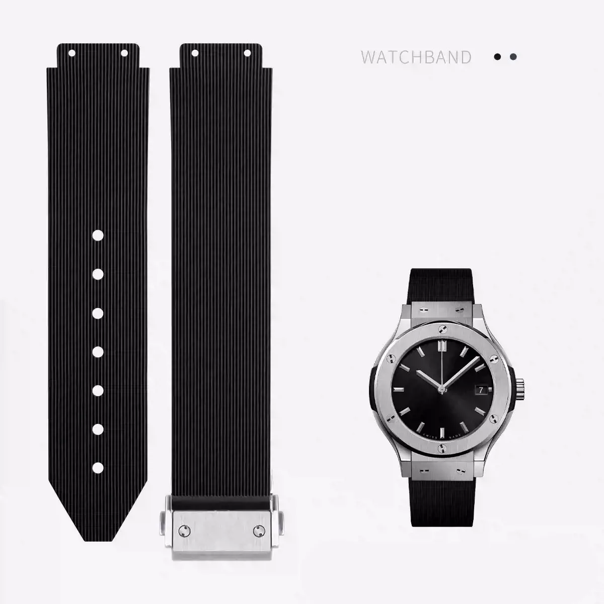 20mmX13mm For Hublot Female Women Rubber Strap Quartz Fusion Silicone Watch Accessories Band Wrist Band 18mm watch Buckle
20mmX13mm For Hublot Female Women Rubber Strap Quartz Fusion Silicone Watch Accessories Band Wrist Band 18mm watch Buckle