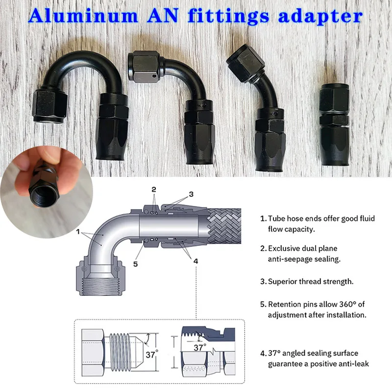 Универсальный AN4/AN6/AN8/AN10/AN12, прямой 0/45/90/180 градусов CPE, масляный топливный поворотный шланг, фитинг, концевой адаптер масляного шланга, комплект деталей
Универсальный AN4/AN6/AN8/AN10/AN12, прямой 0/45/90/180 градусов CPE, масляный топливный поворотный шланг, фитинг, концевой адаптер масляного шланга, комплект деталей