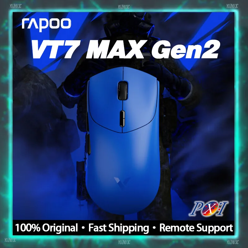Rapoo VT7 Gen2 Gaming Mouse E-Sport V+ Wireless 8K Polling Rate Low Latency Tech PAW3950 Ultimate Super Sensor 800mAh Battery
Rapoo VT7 Gen2 Gaming Mouse E-Sport V+ Wireless 8K Polling Rate Low Latency Tech PAW3950 Ultimate Super Sensor 800mAh Battery