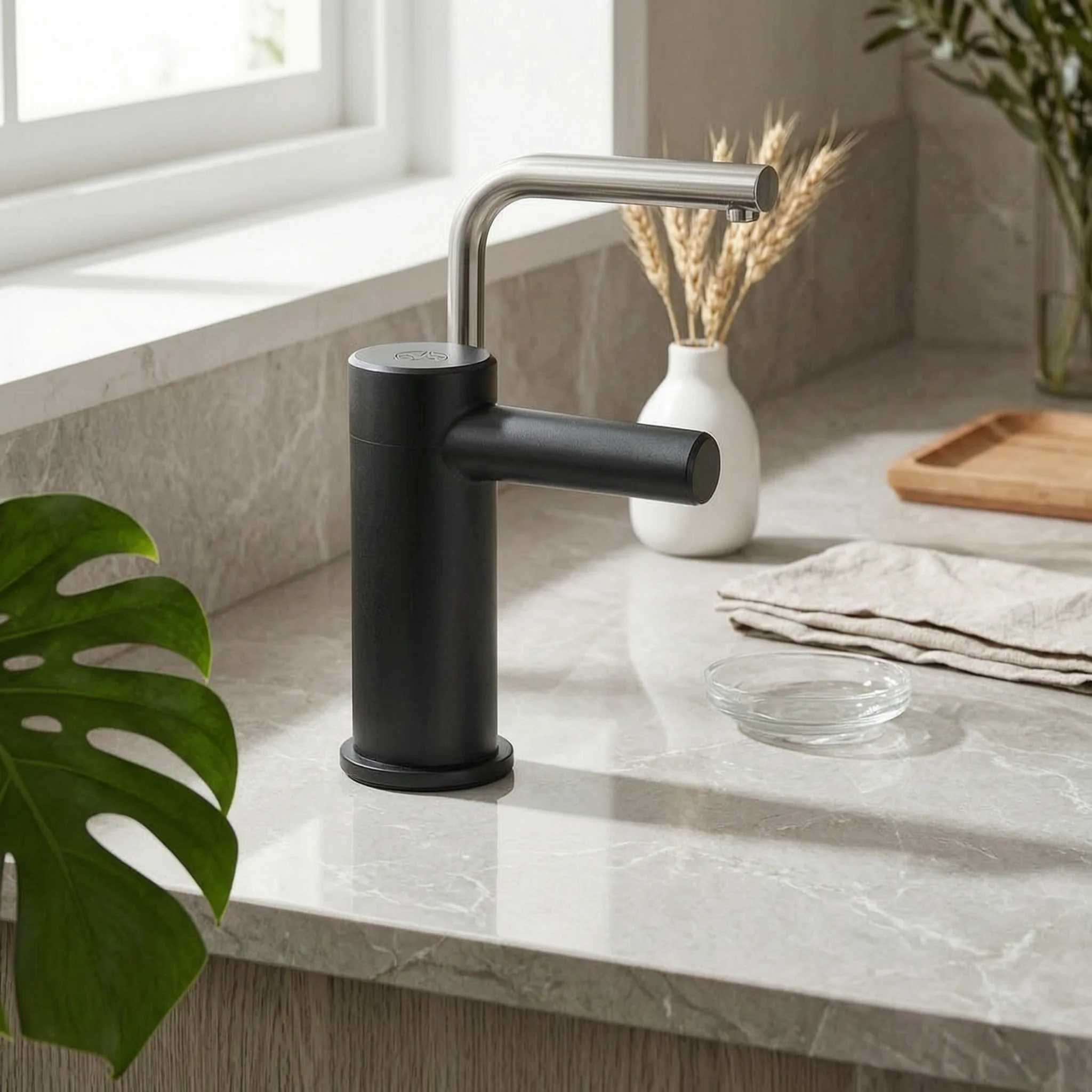 Automatic Soap Dispenser Cleaning Accessory with Touch Button Modern Finish Countertop for Kitchen Sink
Automatic Soap Dispenser Cleaning Accessory with Touch Button Modern Finish Countertop for Kitchen Sink