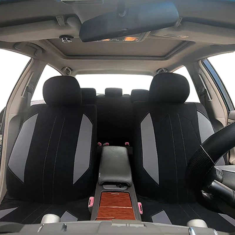 AUTO PLUS Breathable Car Seat Covers Universal Fit For Most Cars SUVs Trucks Vans Polyester Protect
AUTO PLUS Breathable Car Seat Covers Universal Fit For Most Cars SUVs Trucks Vans Polyester Protect