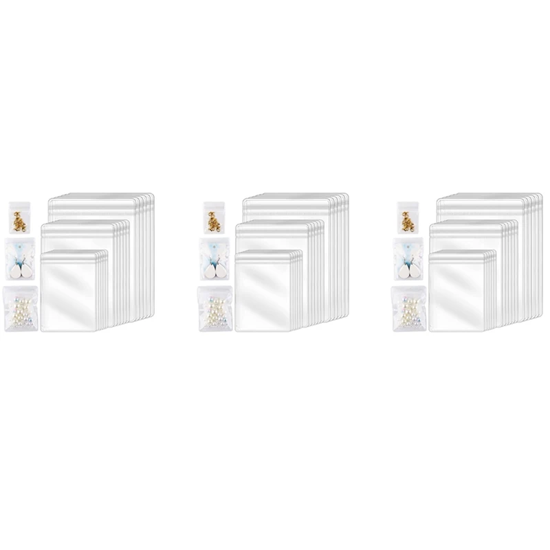 AG-450Pcs 3 Sizes Clear Earring Bags, Waterproof Bags Thickened Reusable Storage Pouch For Jewelry Rings Necklace Bracelet
AG-450Pcs 3 Sizes Clear Earring Bags, Waterproof Bags Thickened Reusable Storage Pouch For Jewelry Rings Necklace Bracelet