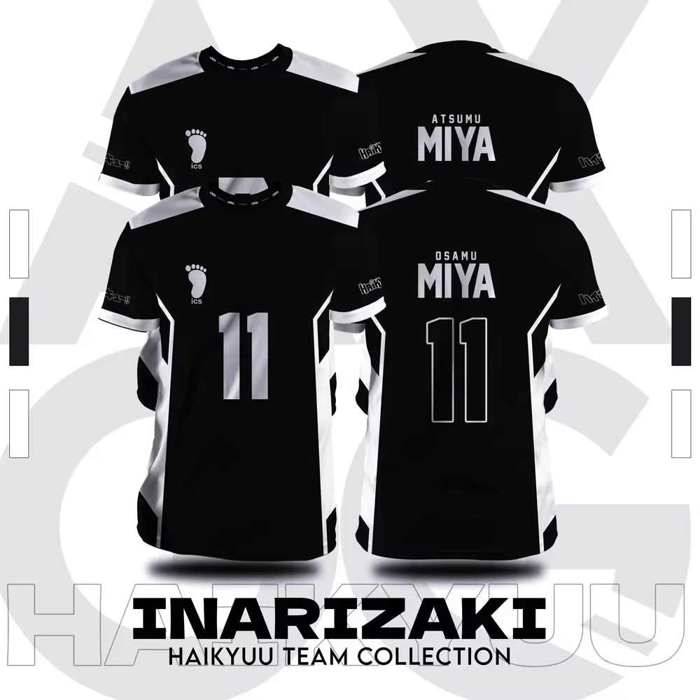 Новый летний трикотаж Haikyuu Inarizaki, мультяшная аниме, косплей, 3d футболка для мужчин и женщин, модные повседневные топы с короткими рукавами, футболки для детей
Новый летний трикотаж Haikyuu Inarizaki, мультяшная аниме, косплей, 3d футболка для мужчин и женщин, модные повседневные топы с короткими рукавами, футболки для детей