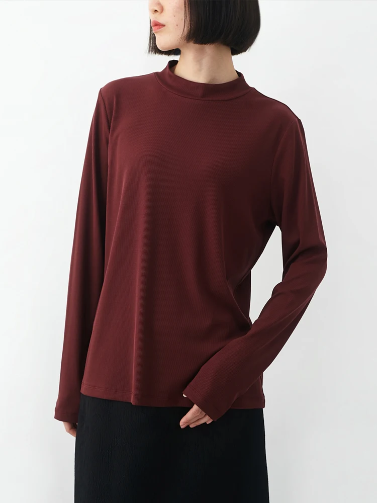 Women's Loose Long Sve Knitted Base Layer Top f High Collar Casual Sle Inner Wear T-irt Autumn New Sle
Women's Loose Long Sve Knitted Base Layer Top f High Collar Casual Sle Inner Wear T-irt Autumn New Sle