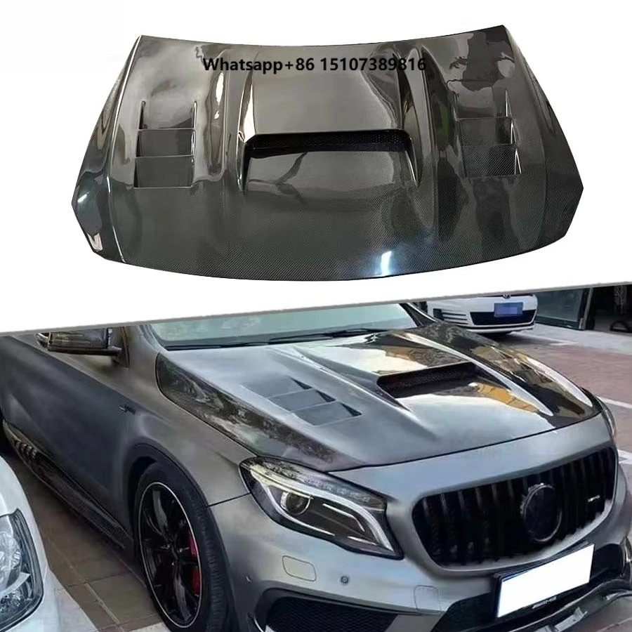 High Quality Carbon Fiber Front Bonnet Hood for GLA45 X156 2014-2017 Body Kit Engine Hood Cover Car Accessories
High Quality Carbon Fiber Front Bonnet Hood for GLA45 X156 2014-2017 Body Kit Engine Hood Cover Car Accessories