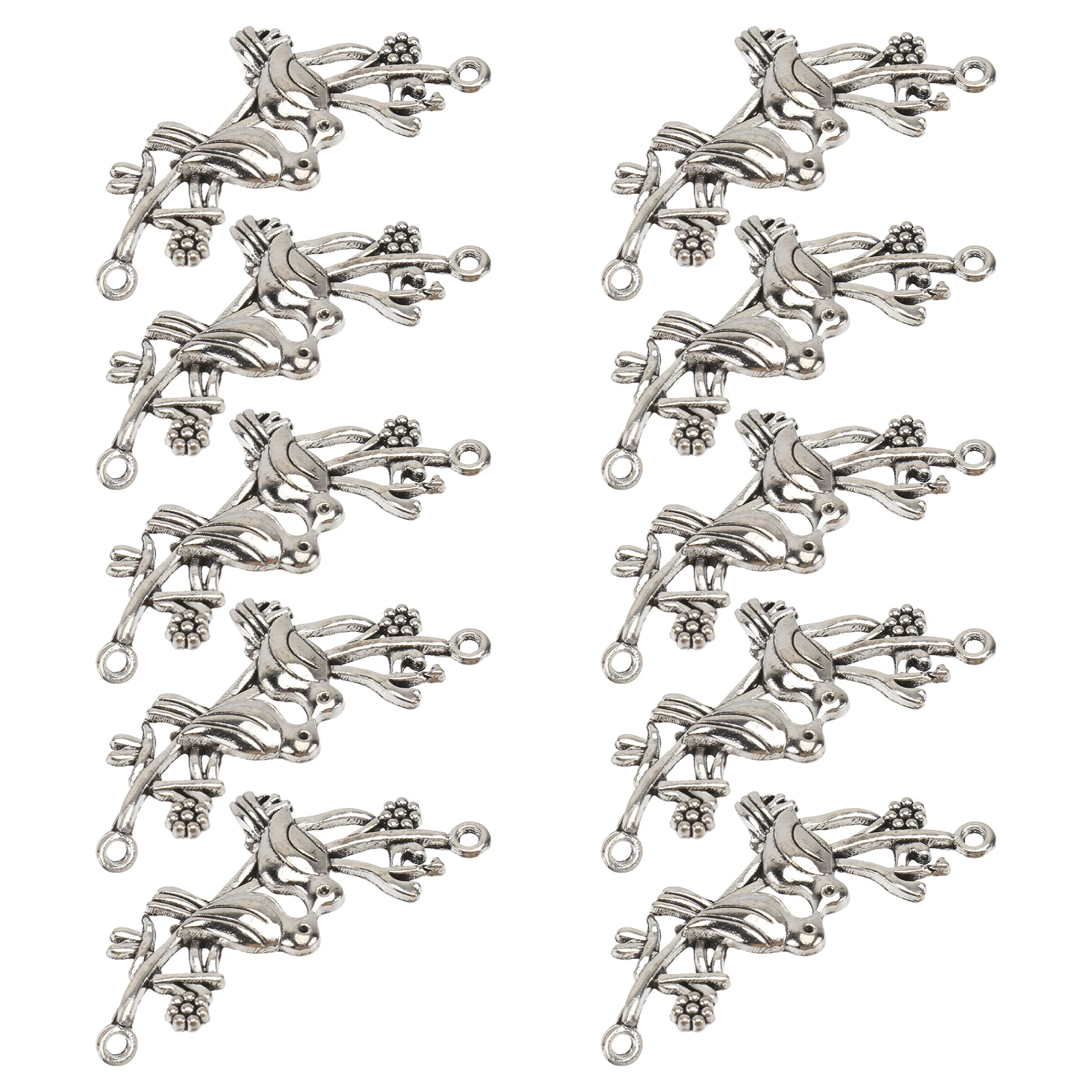 10 Pcs Bird Pendant Branch Charms Vintage Accessories for Jewelry Making Key Chain
10 Pcs Bird Pendant Branch Charms Vintage Accessories for Jewelry Making Key Chain