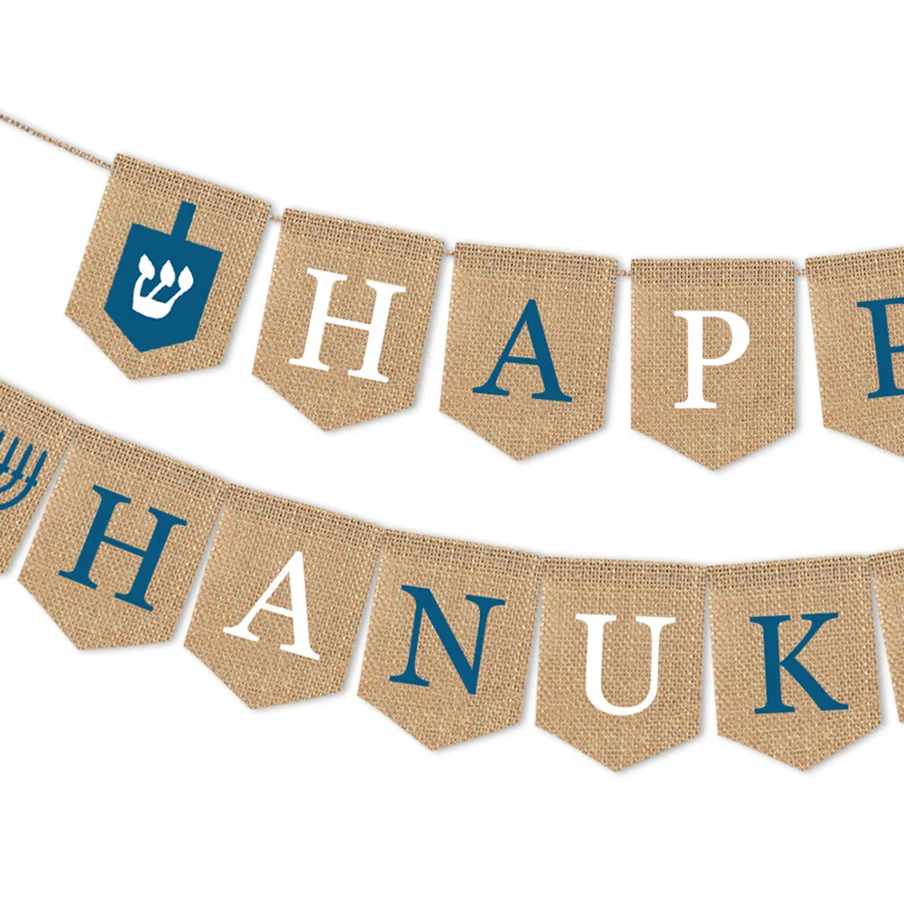 8 Pieces HAPPY HANUKKAH Banner Bunting Party Supplies Burlap Flags Hanging Decor Wall Decorations Festive Indoor Outdoor
8 Pieces HAPPY HANUKKAH Banner Bunting Party Supplies Burlap Flags Hanging Decor Wall Decorations Festive Indoor Outdoor