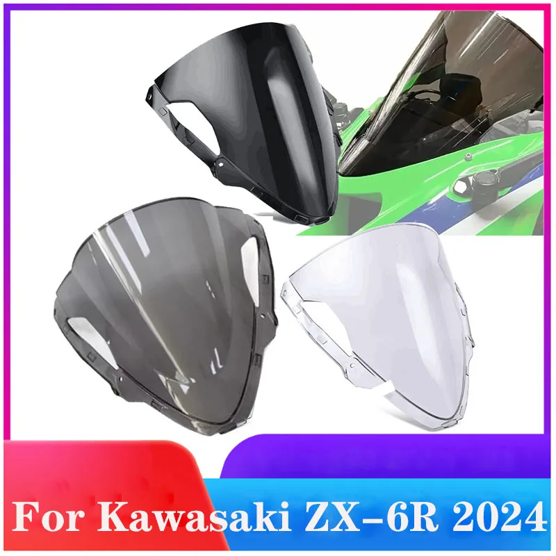 2024 Motorcycle Windscreen Windshield Wind Deflectors Shield Protector For Kawasaki ZX6R ZX-6R ZX 6R
2024 Motorcycle Windscreen Windshield Wind Deflectors Shield Protector For Kawasaki ZX6R ZX-6R ZX 6R