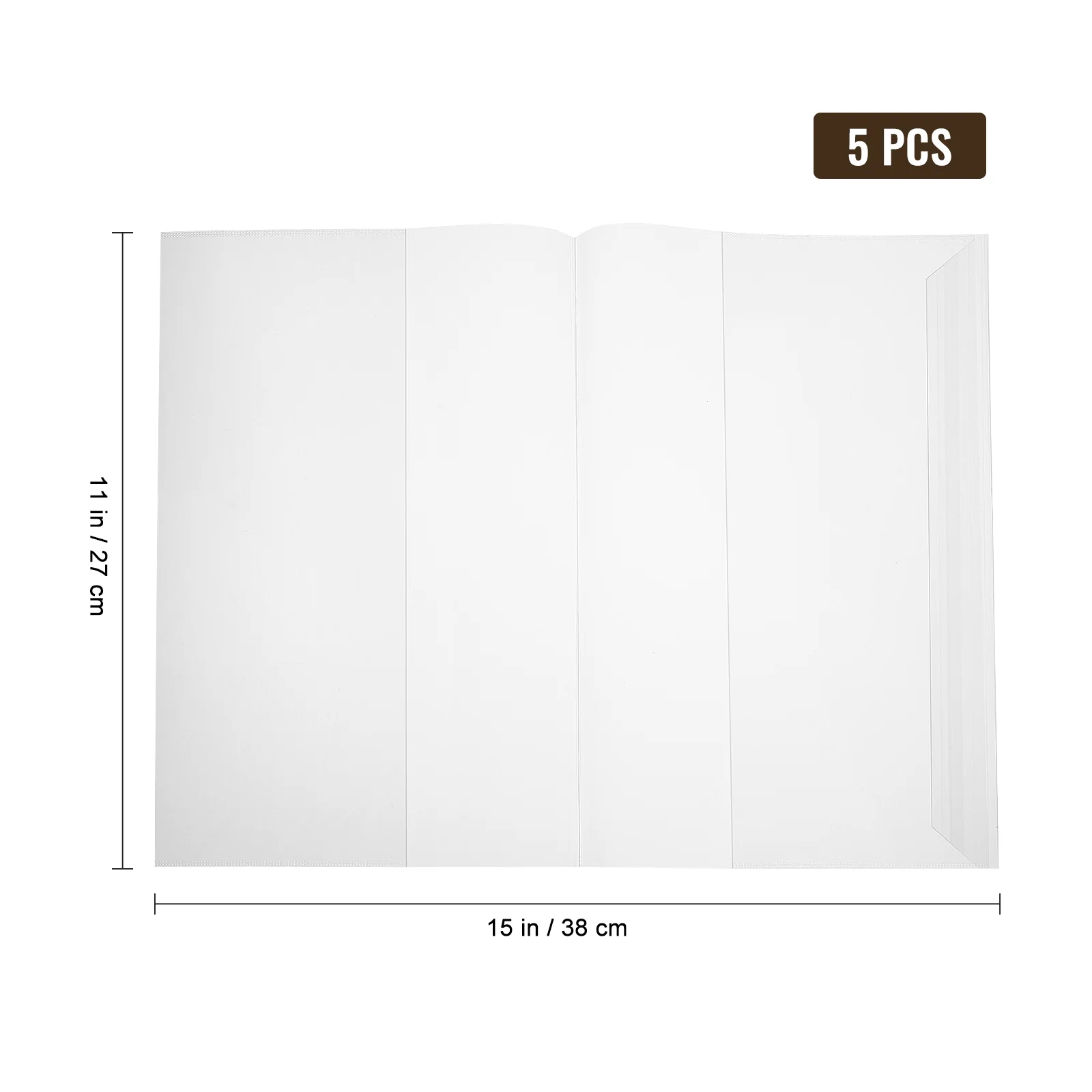 NUOLUX 5pcs 16K Textbook Covers Clear Waterproof Reusable Book Covers Note Book Film Protectors Waterproof Book Cover
NUOLUX 5pcs 16K Textbook Covers Clear Waterproof Reusable Book Covers Note Book Film Protectors Waterproof Book Cover