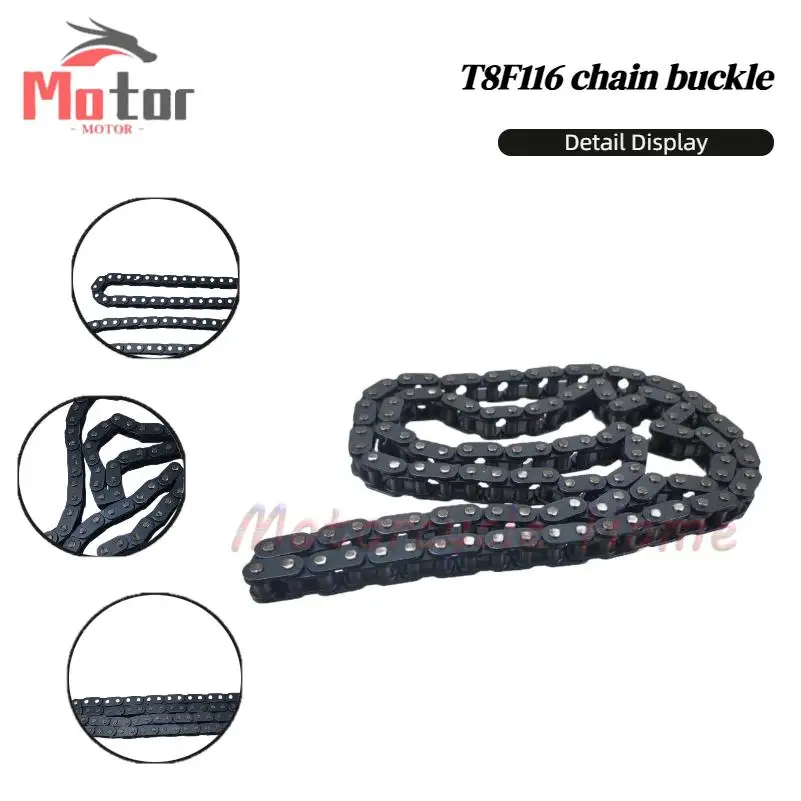 T8F chain with Spare Master Link For Mini Dirt BIKE Quad ATV 47cc 49cc Minimoto Pocket Bikes116 links
T8F chain with Spare Master Link For Mini Dirt BIKE Quad ATV 47cc 49cc Minimoto Pocket Bikes116 links