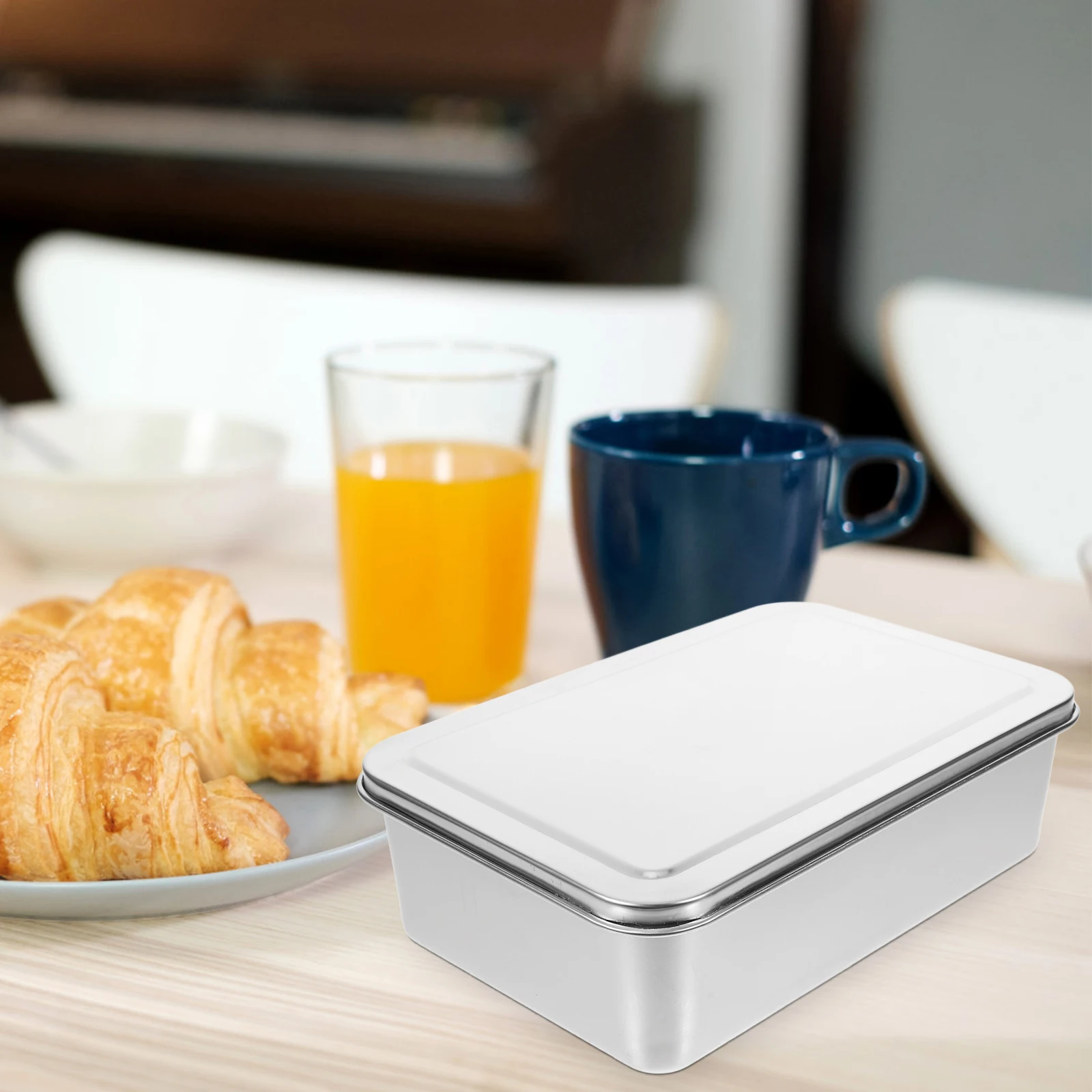 Cake Baking Box Bread Pan Stainless Steel Lid Deep Nonstick Oven Tray Baking Metal Pan Oven Tray Metal Pie Pans
Cake Baking Box Bread Pan Stainless Steel Lid Deep Nonstick Oven Tray Baking Metal Pan Oven Tray Metal Pie Pans