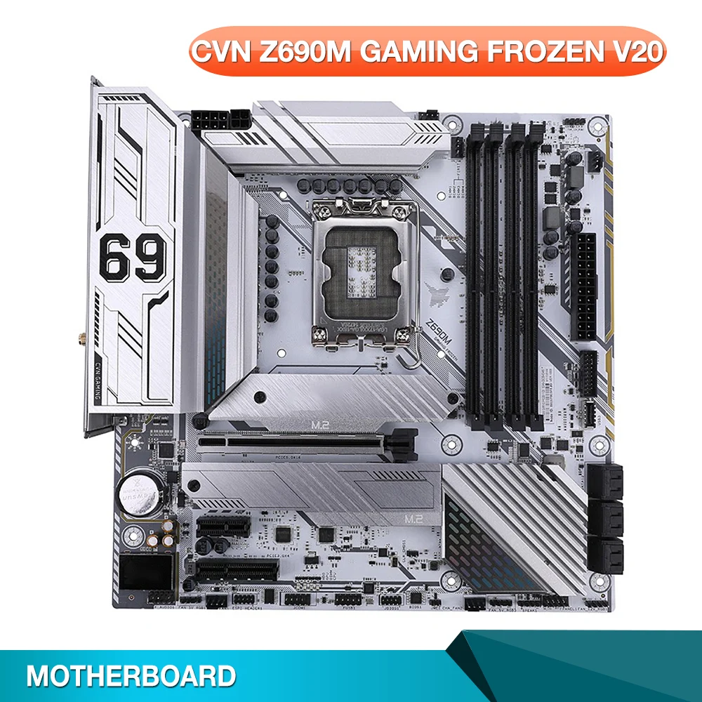 CVN Z690M GAMING FROZEN V20 For Colorful Desktop Motherboard DDR4 LGA 1700 Support 12 Gen
CVN Z690M GAMING FROZEN V20 For Colorful Desktop Motherboard DDR4 LGA 1700 Support 12 Gen