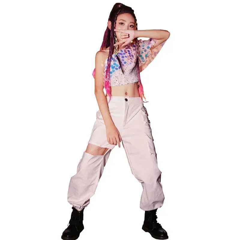 New Girls Street Dance Trend Crop Jazz Jazz Dance Clothes Children Hip Hop Sequin Set Girls Runway Show
New Girls Street Dance Trend Crop Jazz Jazz Dance Clothes Children Hip Hop Sequin Set Girls Runway Show