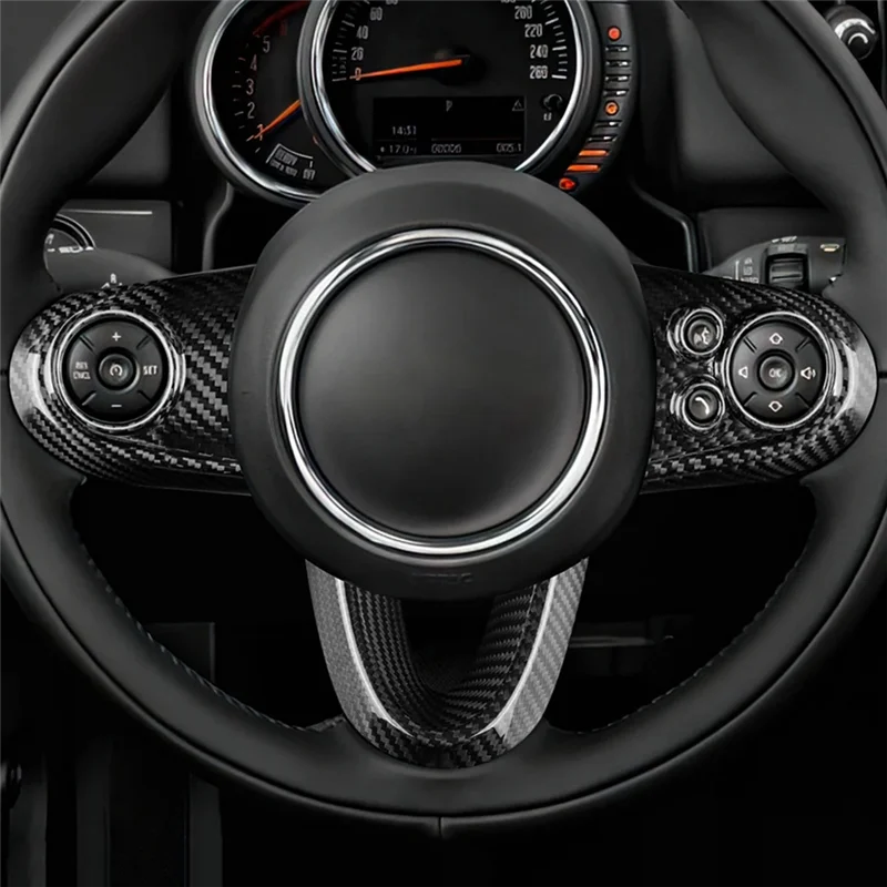 Car Steering Wheel Cover Real Hard Carbon Fiber Sticker For Mini Cooper Clubman F54 F55 F56 F60 Countryman Spare Parts Parts
Car Steering Wheel Cover Real Hard Carbon Fiber Sticker For Mini Cooper Clubman F54 F55 F56 F60 Countryman Spare Parts Parts
