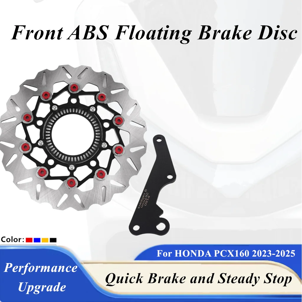 Motorcycles 267MM ABS Brake Disc For HONDA PCX160 2023-2025 Floating Disc Rotor Aluminum Alloy Brake Kit Caliper Adapter Bracket
Motorcycles 267MM ABS Brake Disc For HONDA PCX160 2023-2025 Floating Disc Rotor Aluminum Alloy Brake Kit Caliper Adapter Bracket