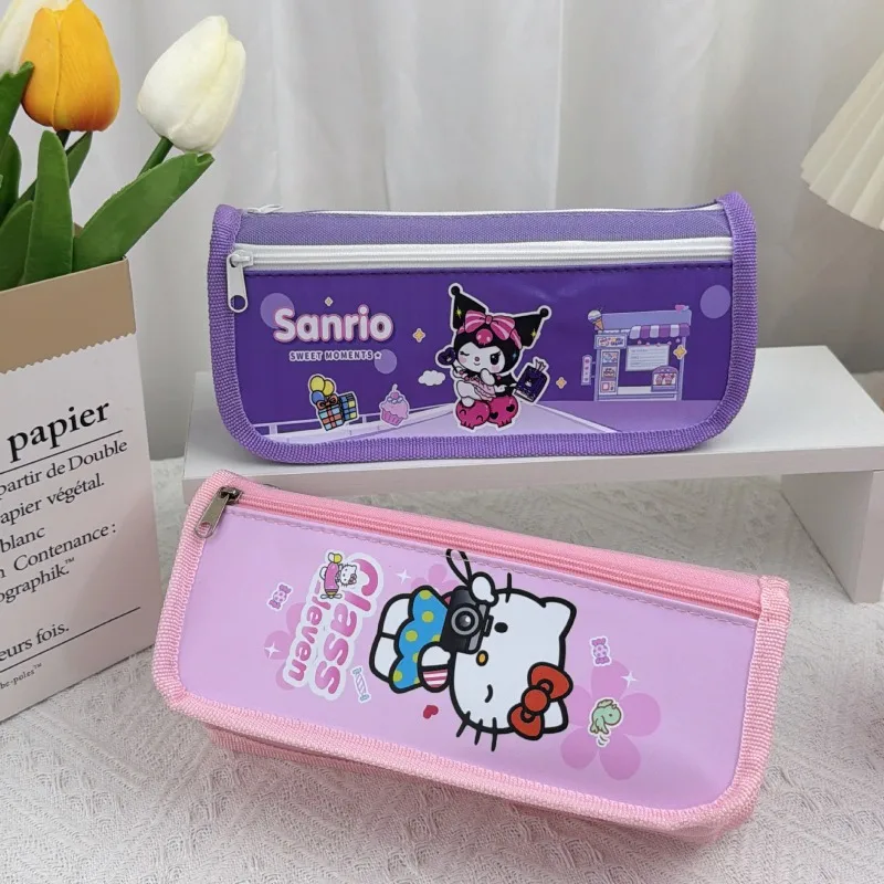 Cute Kuromi Print Canvas Pencil Case for Women Girls Kawaii Cartoon Large Capacity Pen Bag High Quality Stationery Pouch Gift
Cute Kuromi Print Canvas Pencil Case for Women Girls Kawaii Cartoon Large Capacity Pen Bag High Quality Stationery Pouch Gift