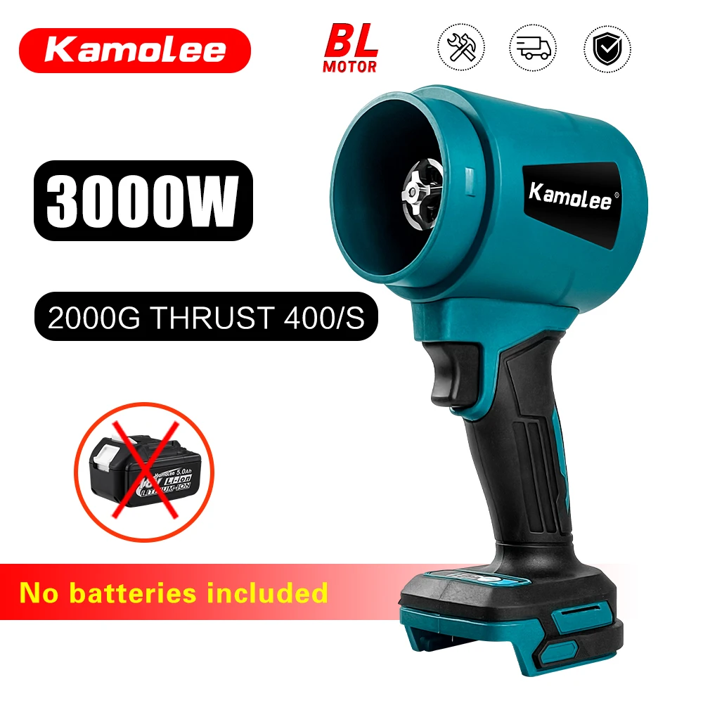 Kamolee 400 м/с турбоструйный вентилятор высокой мощности 21 В аккумулятор беспроводной электрический фен мощный бесщеточный двигатель ручной электроинструмент
Kamolee 400 м/с турбоструйный вентилятор высокой мощности 21 В аккумулятор беспроводной электрический фен мощный бесщеточный двигатель ручной электроинструмент