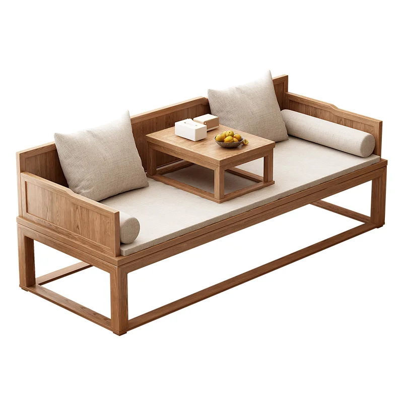 Solid wood new Chinese Arhat bed tea table chair combination sofa Ming furniture small apartment dual-purpose living room
Solid wood new Chinese Arhat bed tea table chair combination sofa Ming furniture small apartment dual-purpose living room