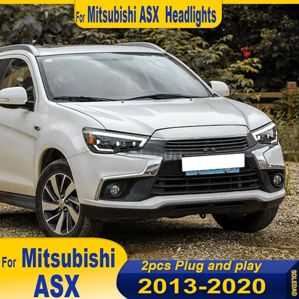 Car Headlights For Mitsubishi ASX 2013 2014 2015 -2020 LED Headlights Upgrade latest Styling DRL Dual Projector Car Accesorios 
Car Headlights For Mitsubishi ASX 2013 2014 2015 -2020 LED Headlights Upgrade latest Styling DRL Dual Projector Car Accesorios