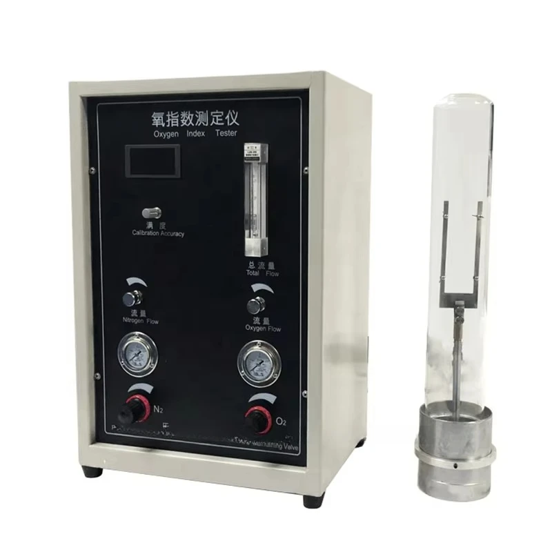 Oxygen Index Burning Tester / Oxygen Index Test Apparatus
Oxygen Index Burning Tester / Oxygen Index Test Apparatus