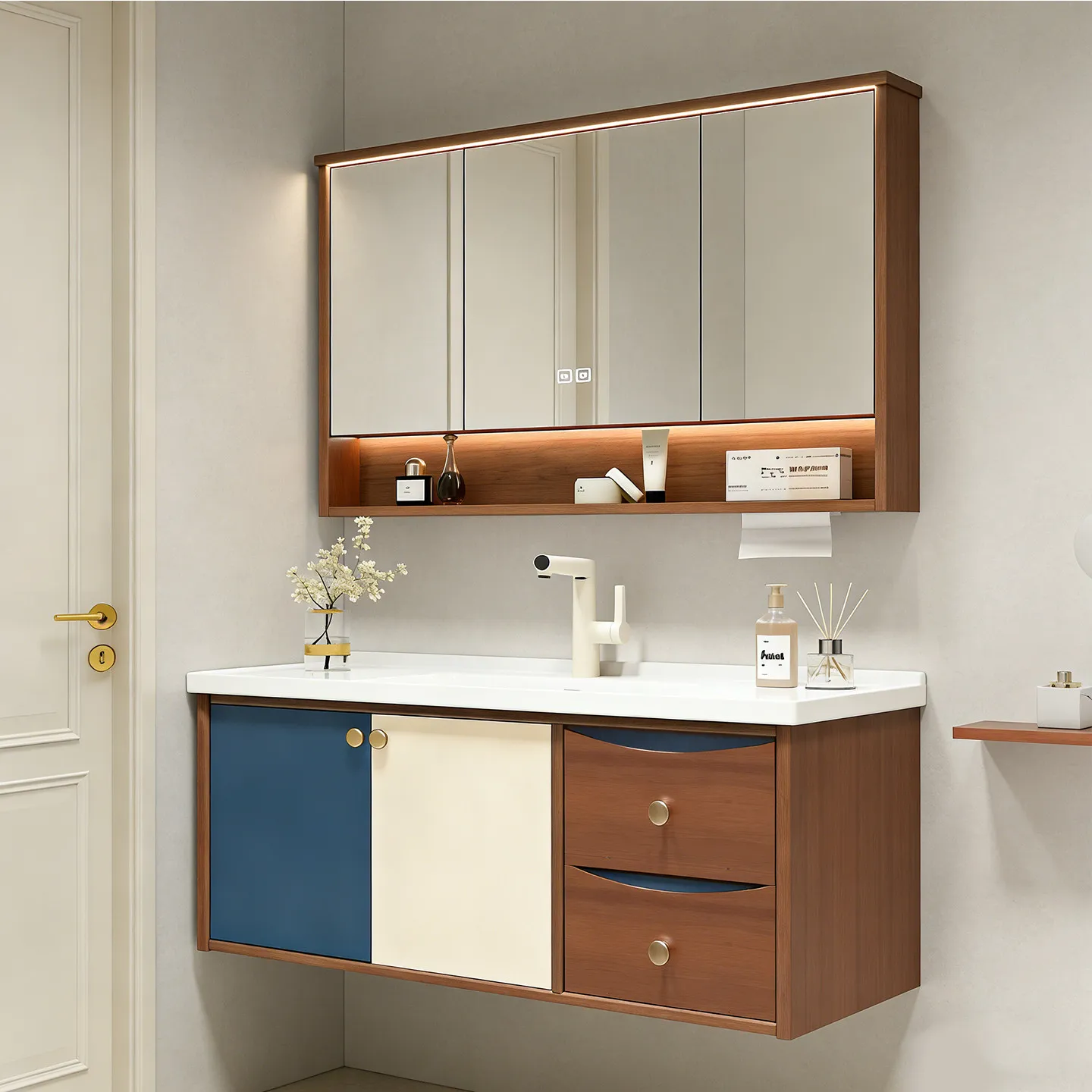 Bathroom Storage Cabinet Under Sink Fancy Wall Modern Customizable High Quality Luxury Bathroom Vanities
Bathroom Storage Cabinet Under Sink Fancy Wall Modern Customizable High Quality Luxury Bathroom Vanities