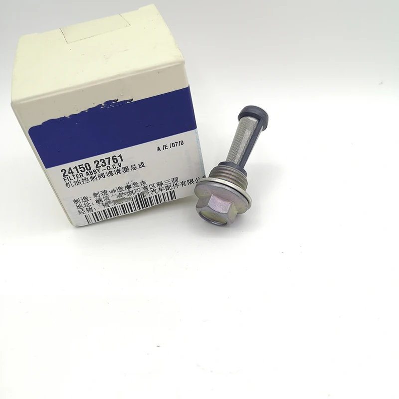 Oil control valve filter assembly FOR H-YUNDAI ELANTRA ACCENT FOR KIA SPORTAGE SOUL RIO FILTER ASSY-OCV OEM 24150-23761
Oil control valve filter assembly FOR H-YUNDAI ELANTRA ACCENT FOR KIA SPORTAGE SOUL RIO FILTER ASSY-OCV OEM 24150-23761