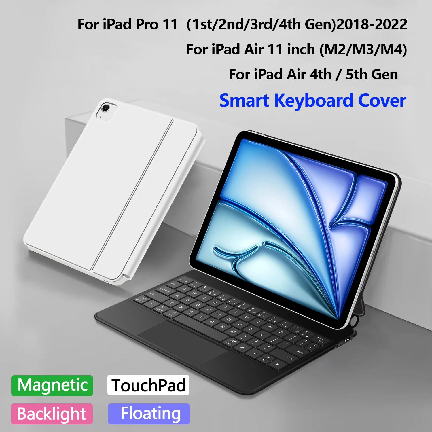 Клавиатура Magic Keyboard для iPad Air 11 дюймов, M4, M3, M2, чехол для iPad Pro 11 1-го, 2-го, 3-го, 4-го поколений, Air 4, 5-го поколения, 10,9 дюйма, с тачпадом
Клавиатура Magic Keyboard для iPad Air 11 дюймов, M4, M3, M2, чехол для iPad Pro 11 1-го, 2-го, 3-го, 4-го поколений, Air 4, 5-го поколения, 10,9 дюйма, с тачпадом