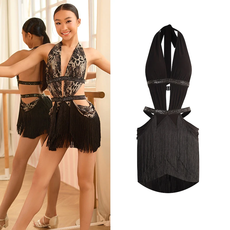 ZYM Latin Dance Competition Dress For Girls 2 Colors Sexy Backless Fringe Dress Samba Chacha Tango Kids Latin Dance Dress
ZYM Latin Dance Competition Dress For Girls 2 Colors Sexy Backless Fringe Dress Samba Chacha Tango Kids Latin Dance Dress