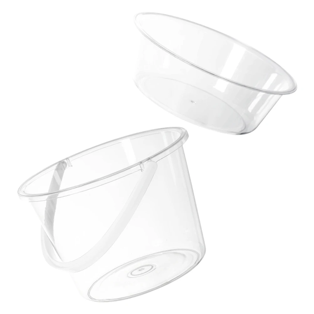 1 Set Basin With Handle Portable Bucket For Face Washing Foot Soaking Laundry Cleaning Household Use Transparent
1 Set Basin With Handle Portable Bucket For Face Washing Foot Soaking Laundry Cleaning Household Use Transparent