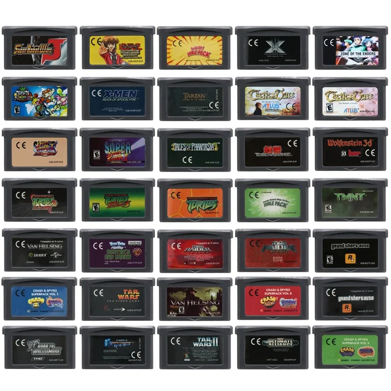 GBA Video Game Cartridge 32 Bit Game Card Tekken Wars Tomato Adventure Ultimate Alliance for Fan Gift
GBA Video Game Cartridge 32 Bit Game Card Tekken Wars Tomato Adventure Ultimate Alliance for Fan Gift