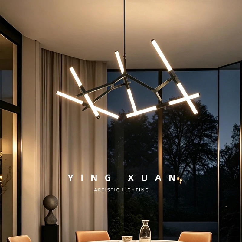 Modern Minimalist Glass Tube irregular Pendant Lamp Industrial Kitchen Island Restaurant Adjustable Designer Branch Chandeliers
Modern Minimalist Glass Tube irregular Pendant Lamp Industrial Kitchen Island Restaurant Adjustable Designer Branch Chandeliers