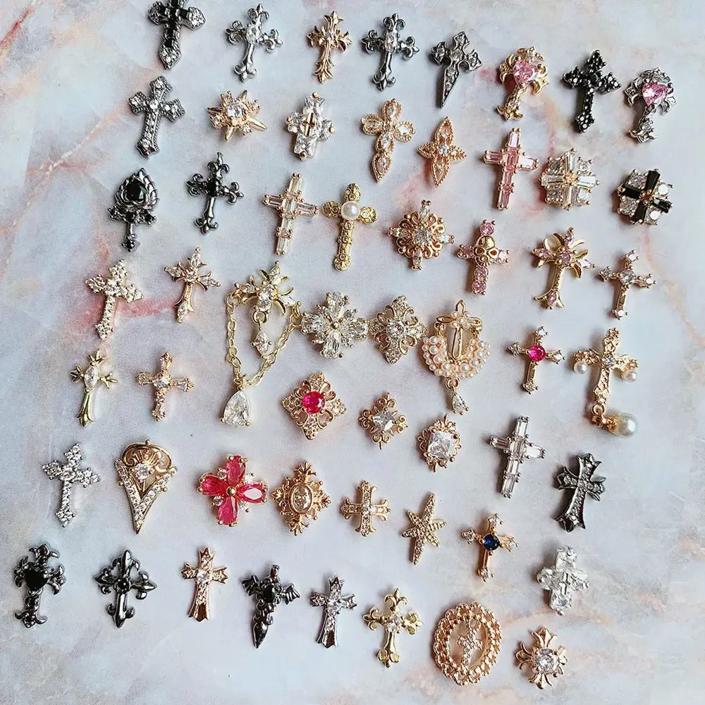 10pcs/lot Luxury Pink Cross Crucifix Flower Nail Art Parts Zircon Crystal Manicure Nails Accesorios Supplies Decorations Charms
10pcs/lot Luxury Pink Cross Crucifix Flower Nail Art Parts Zircon Crystal Manicure Nails Accesorios Supplies Decorations Charms