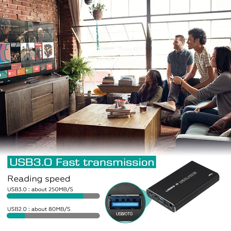 4K Full HD H.265 MKV USD3.0 HDD Media Player Center with Auto Play for USB OTG SD AV TV AVI RMVB RM PPT SPDIF USB Hard Drives
4K Full HD H.265 MKV USD3.0 HDD Media Player Center with Auto Play for USB OTG SD AV TV AVI RMVB RM PPT SPDIF USB Hard Drives