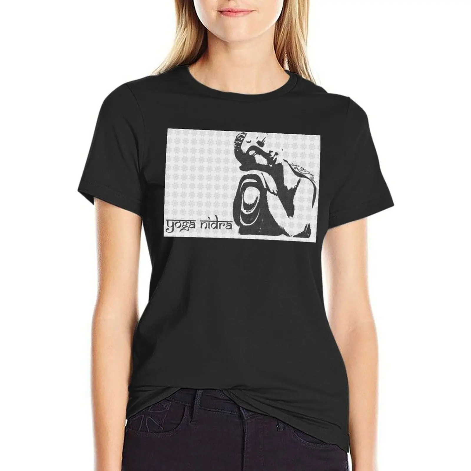 Buddha Graphic - Yoga Nidra (sleep) T-Shirt quick drying hippie clothes oversized funnys cat shirts for Women
Buddha Graphic - Yoga Nidra (sleep) T-Shirt quick drying hippie clothes oversized funnys cat shirts for Women