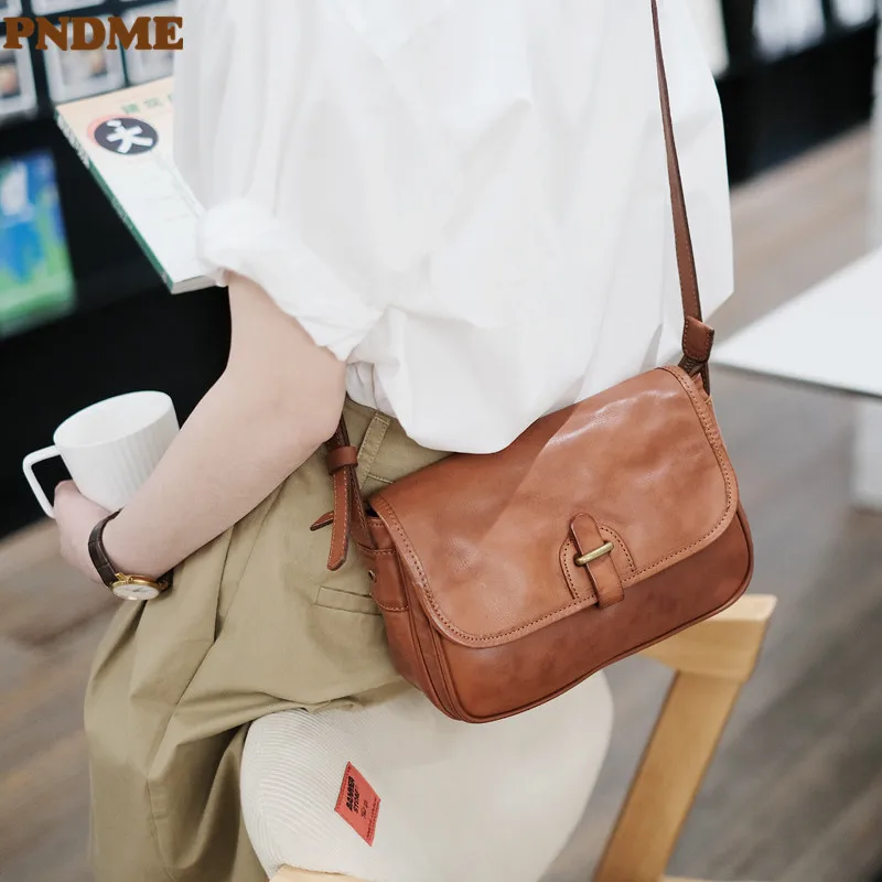 PNDME fashion luxury genuine leather women's shoulder bag top quality natural soft top layer cowhide designer messenger bag
PNDME fashion luxury genuine leather women's shoulder bag top quality natural soft top layer cowhide designer messenger bag